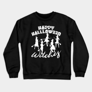 Happy Halloween Witches Crewneck Sweatshirt